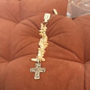 Beaded Cross Necklace